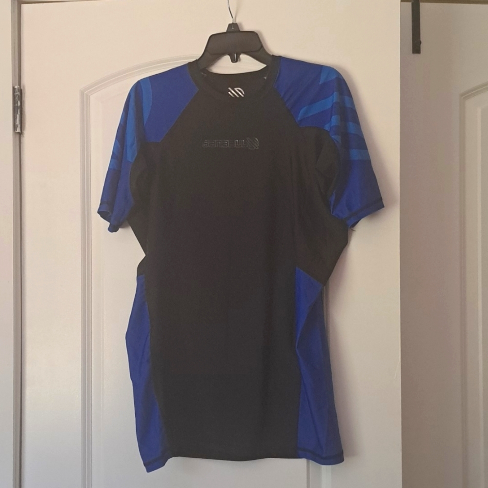 Sanabul Short Sleeve Compression Training Rash Guard MMA BJJ Wrestling Shirt XL